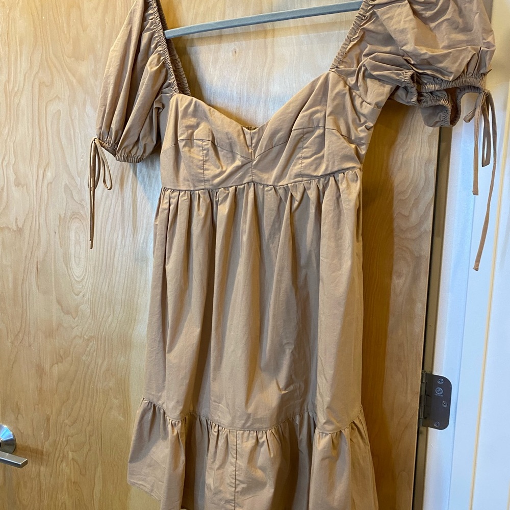 Babydoll brown dress